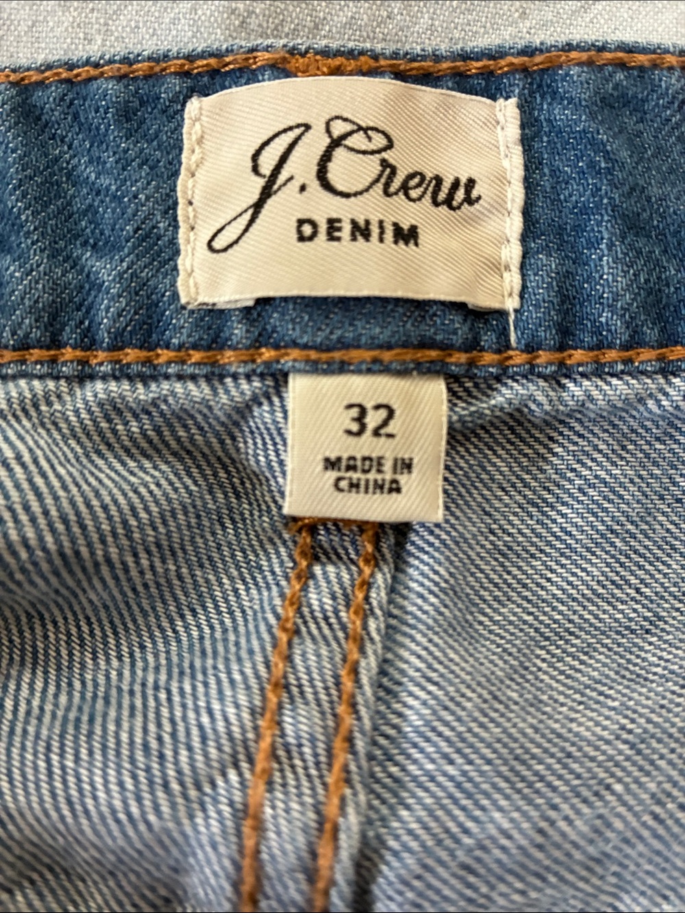 J. Crew Relaxed Wide-Leg Jeans in Medium Blue - Picture 5 of 10